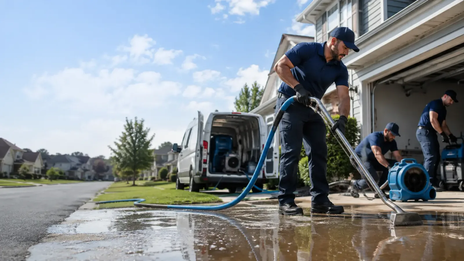 Flood Damage Restoration in Central Village, CT
